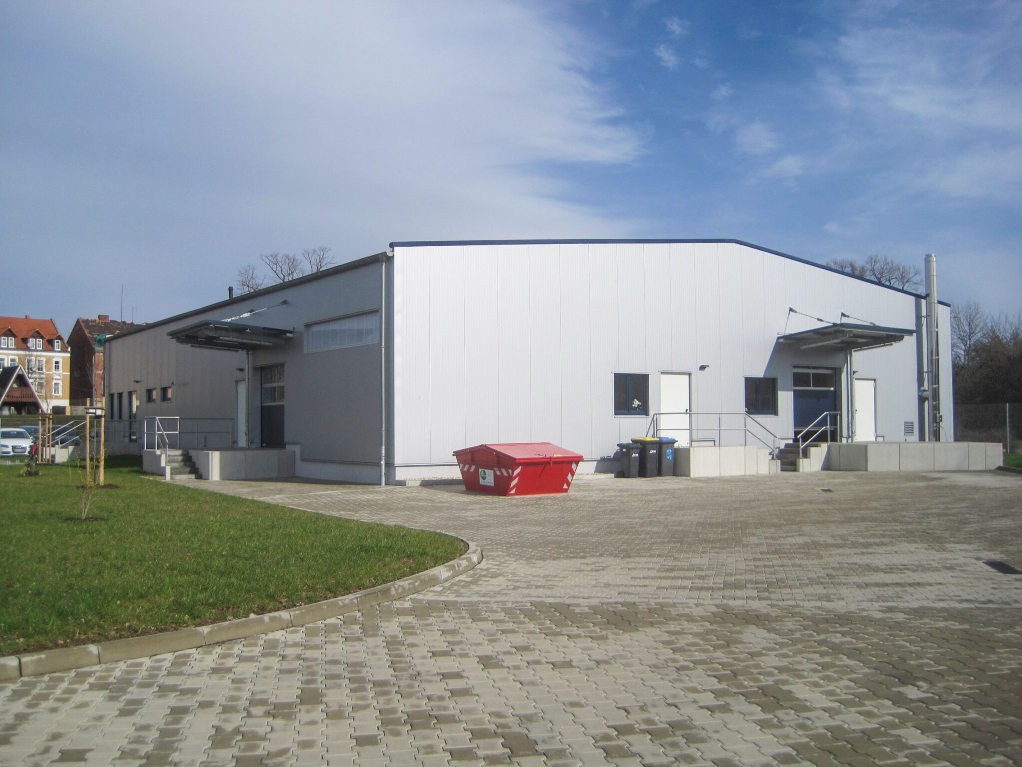 Errichtung einer Wäscherei Gewerbegebiet Zum Güterbahnhof in Zeitz